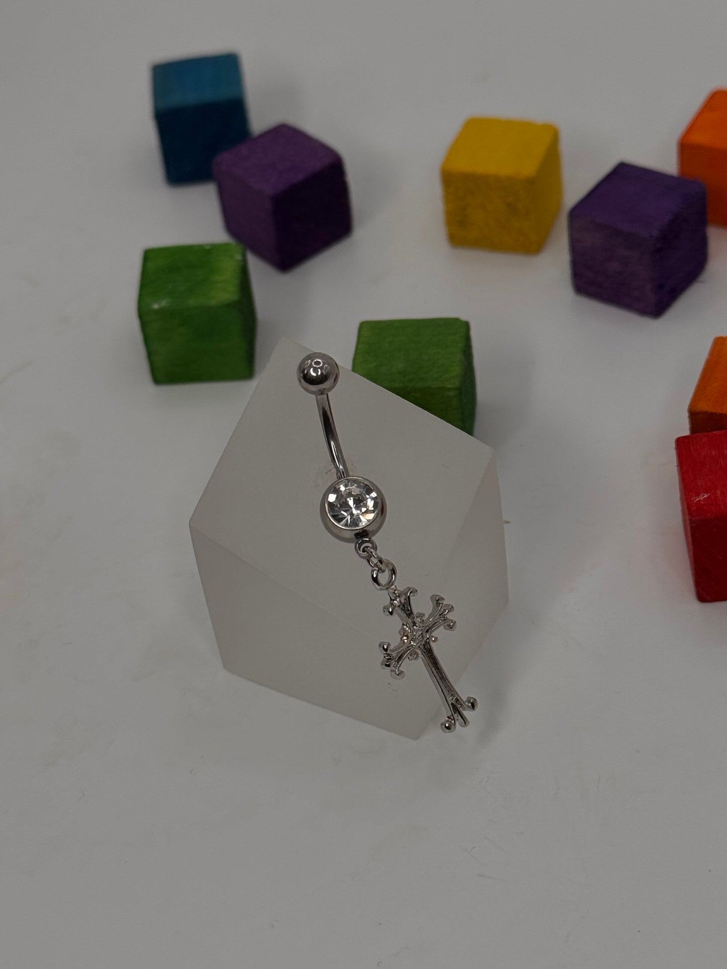 Bijuterie buric cu accesoriu cruce